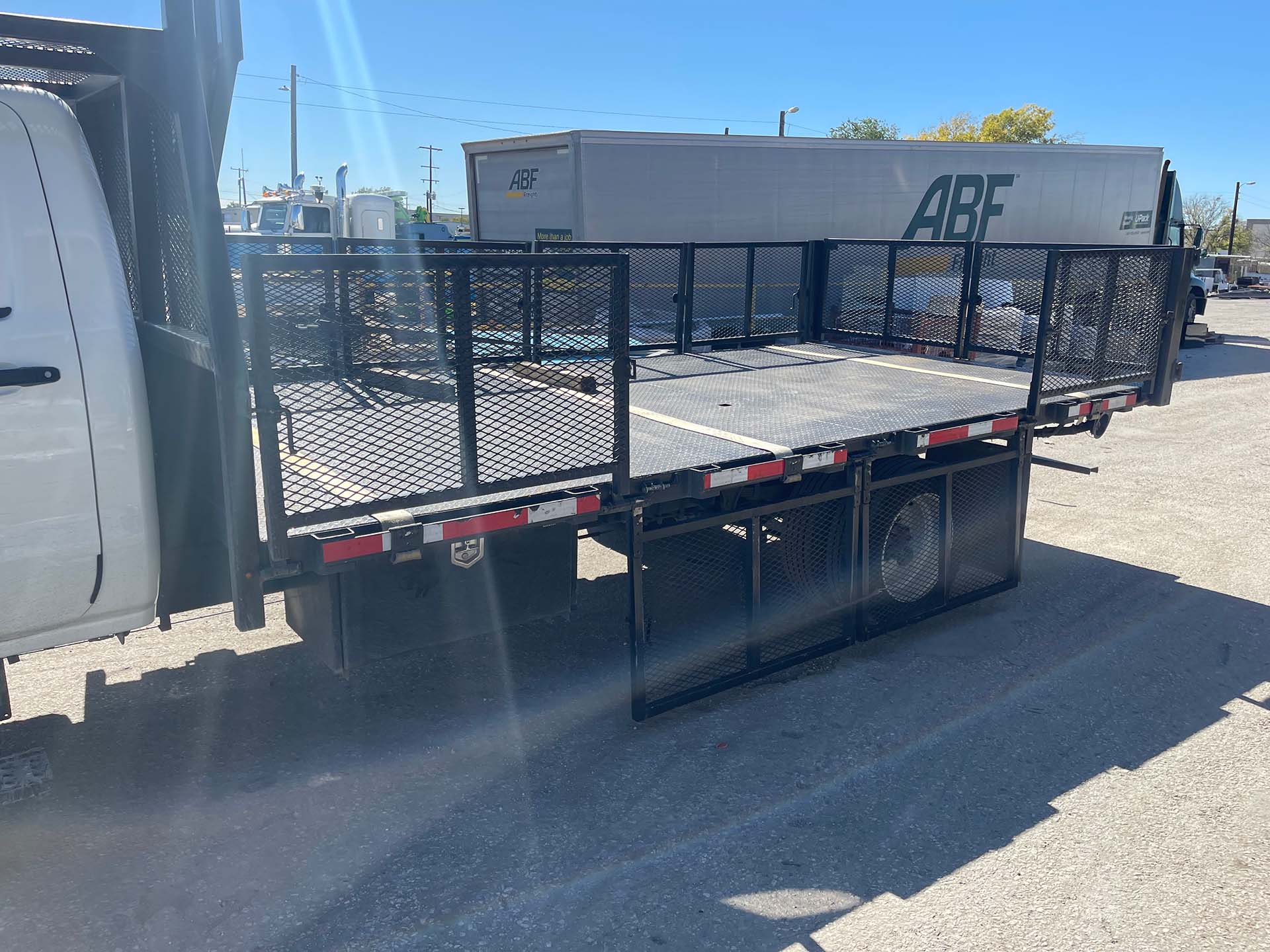 Parts Delivery Flat Bed w/Folding Sides